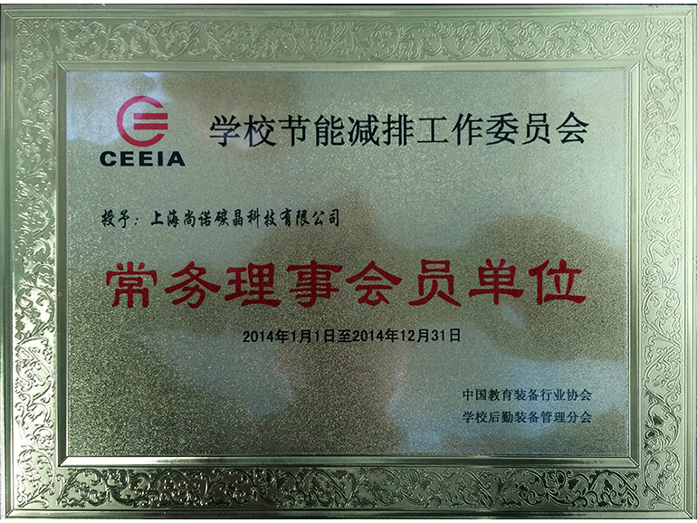 学校节能减排证书